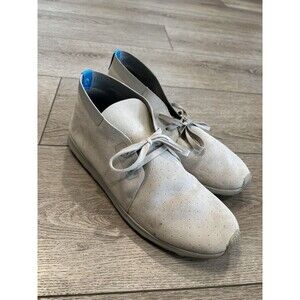 Native Apollo‎ Men's Shoes Pigeon Lace Up Gray Suede Perforated Chukka Boot 11.5
